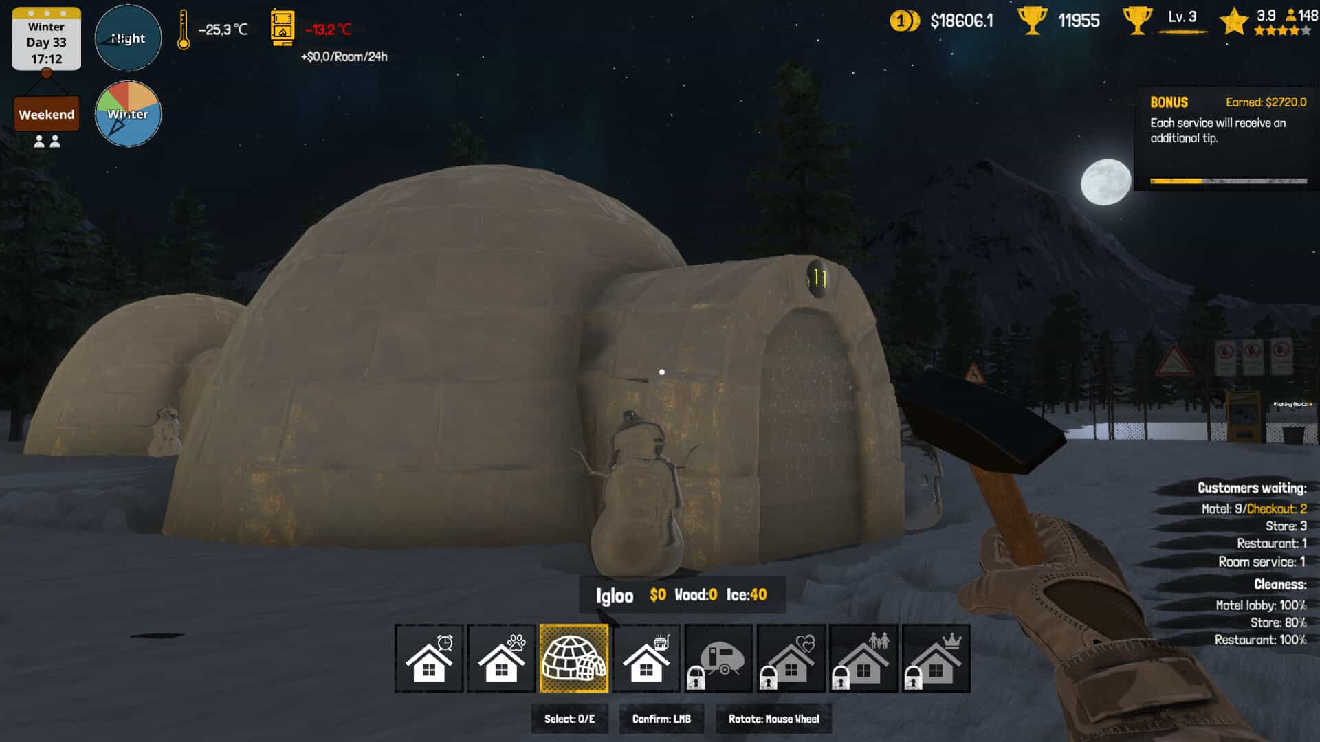 北极汽车旅馆模拟器-Arctic Motel Simulator