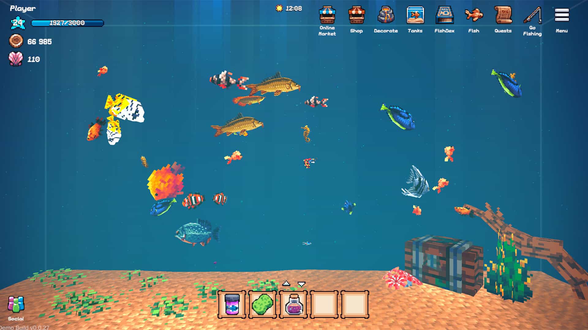 全球鱼友俱乐部：放置好时光-Tiny Aquarium: Social Fishkeeping