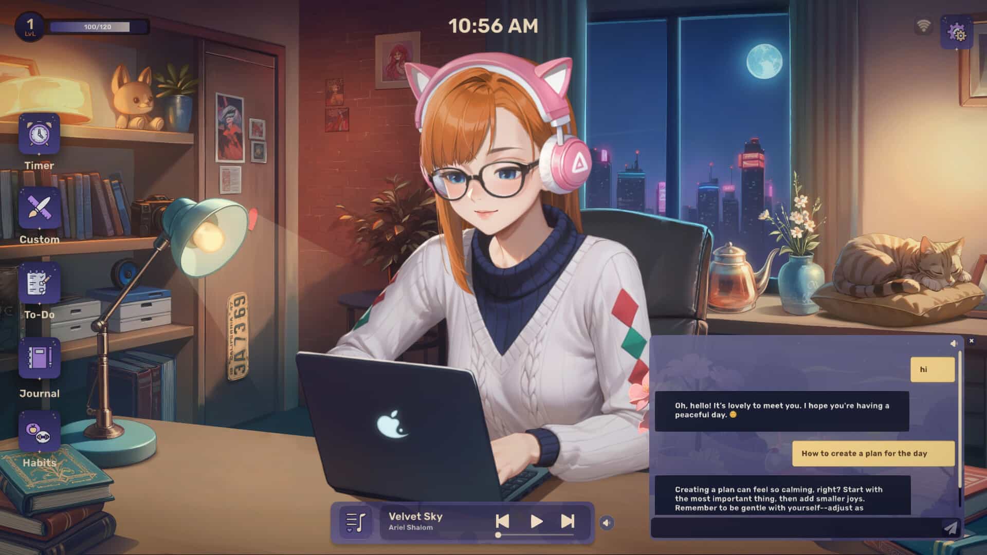 Lo-Fi女孩：AI助手-Lo-Fi Girl: AI Assistant