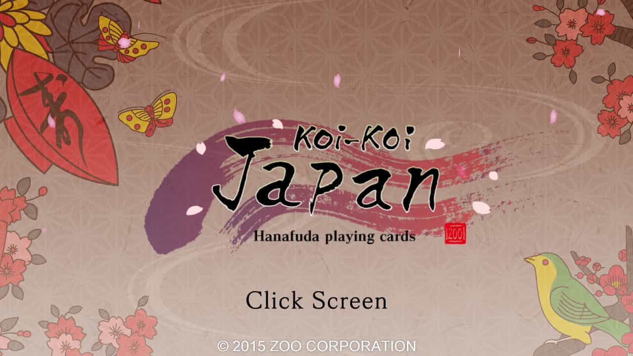 花牌-日本花札纸牌-Koi-Koi Japan [Hanafuda playing cards]
