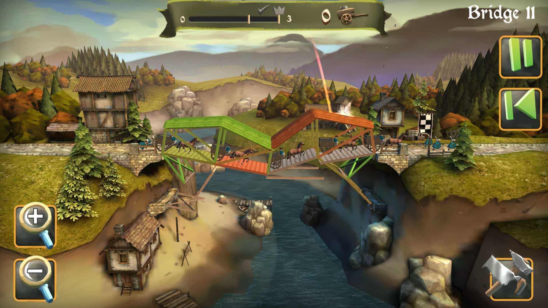 桥梁构造者中世纪-Bridge Constructor Medieval