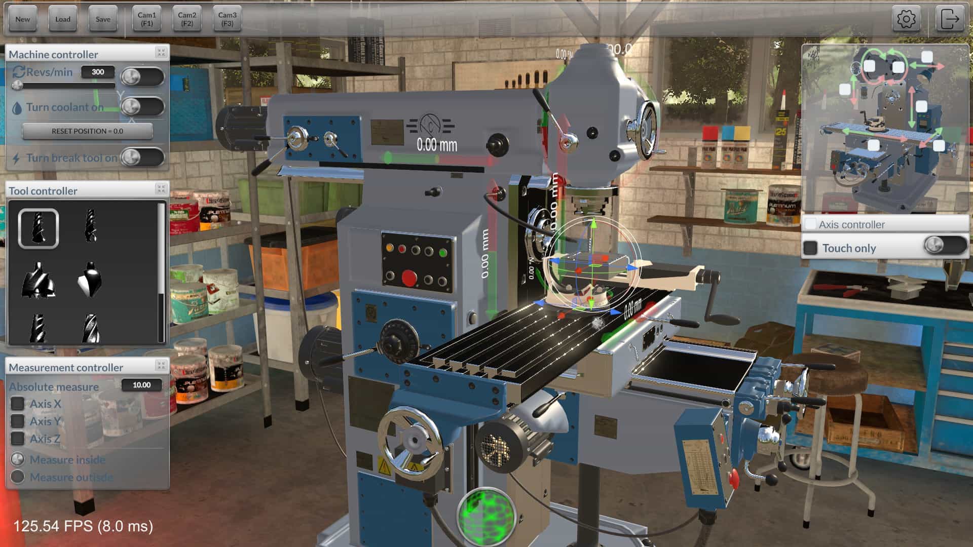 铣削机模拟器-Milling machine simulator