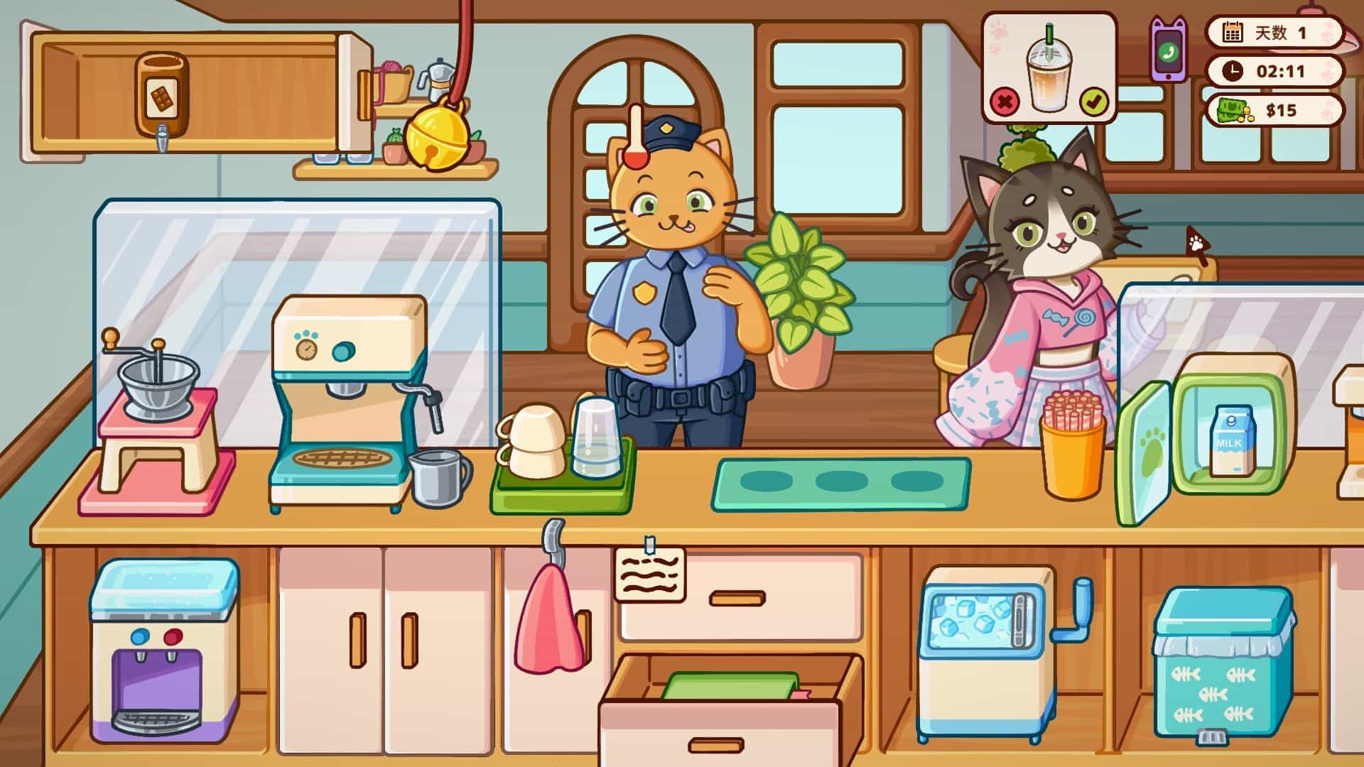 喵喵甜品屋-Cats &amp; Cups