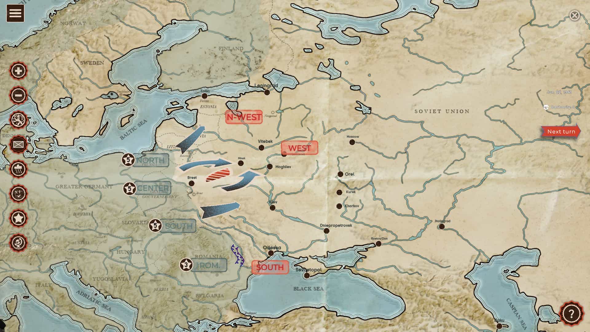 战争熔炉——巴巴罗萨-Cauldrons of War - Barbarossa