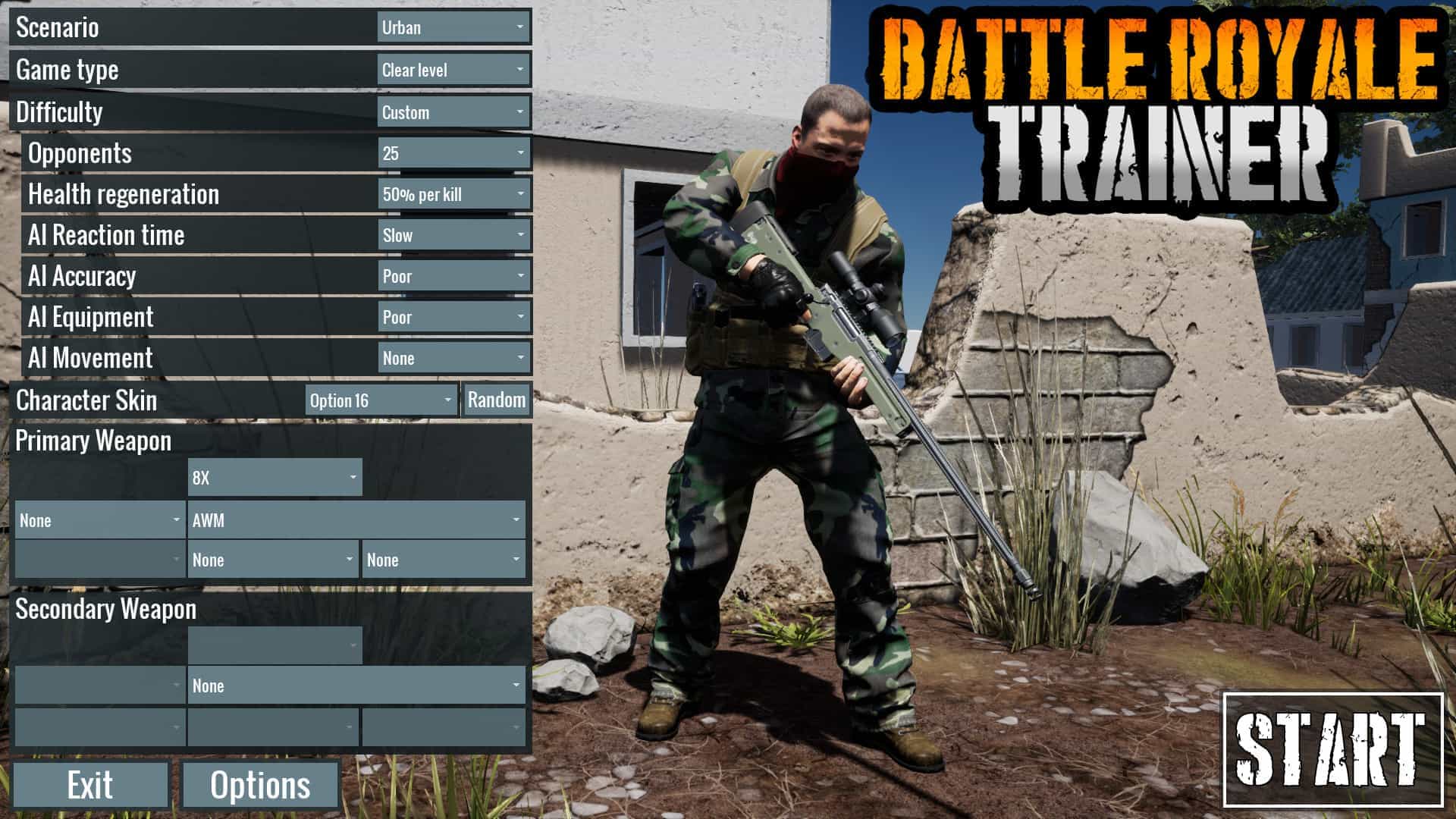 吃鸡模拟器-吃鸡教练-Battle Royale Trainer