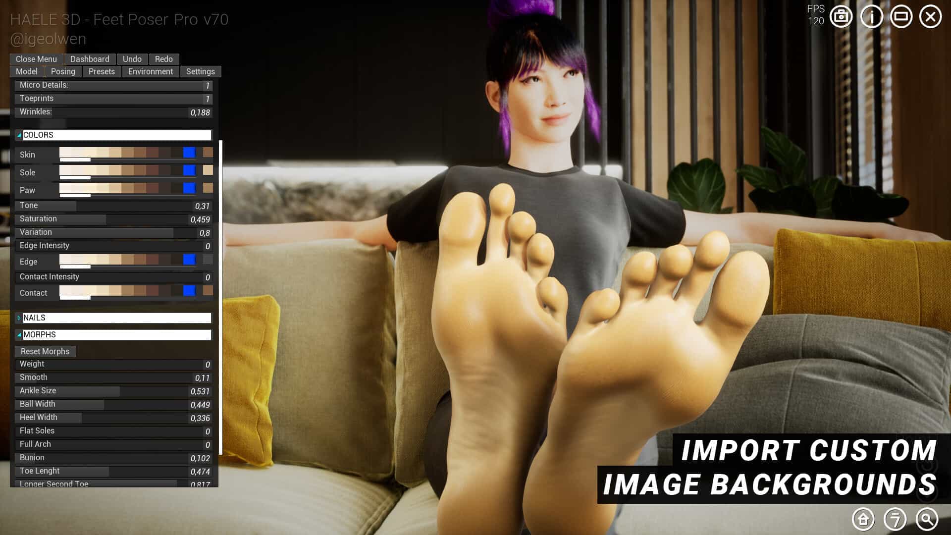 足部造型模拟器 - 专业版-HAELE 3D - Feet Poser Pro