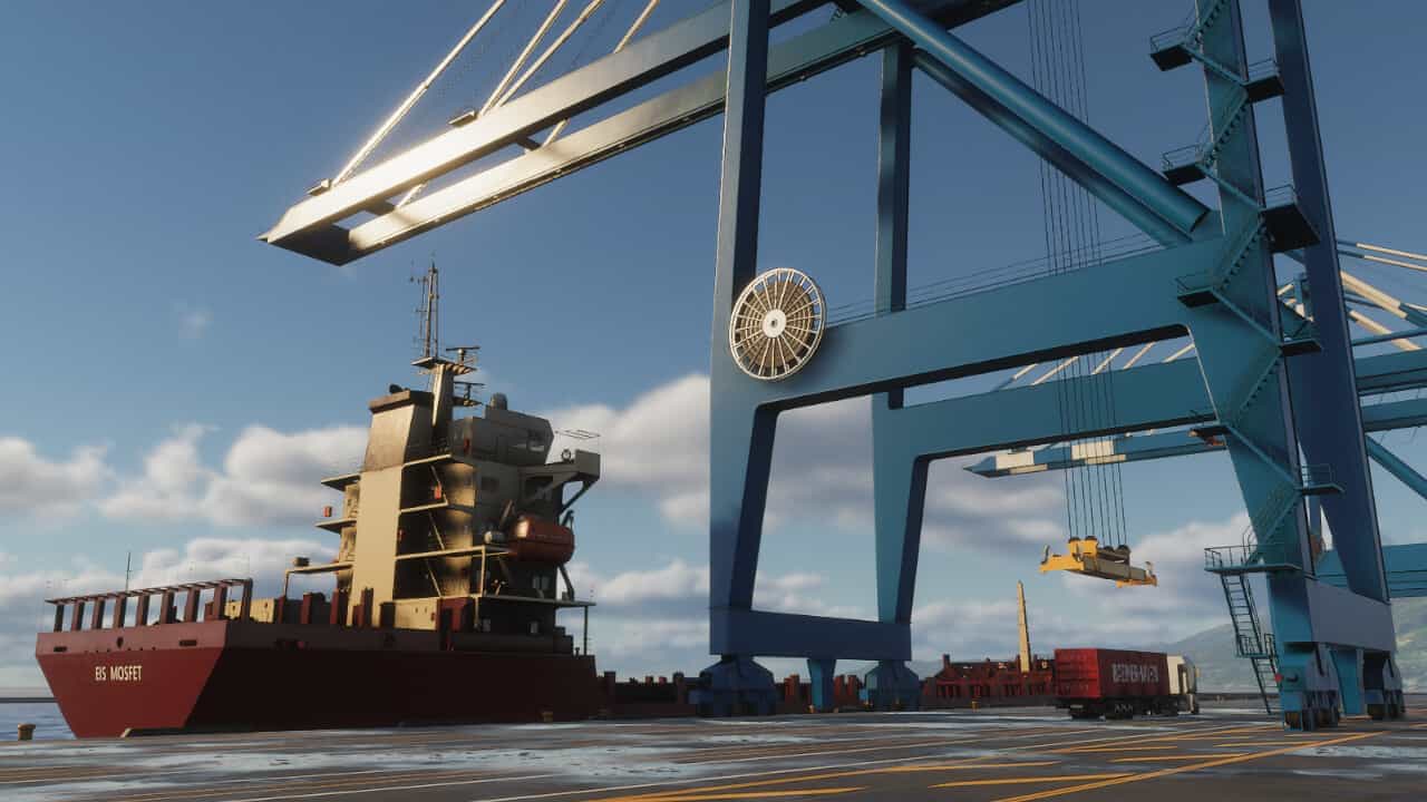 港口起重机：集装箱时代-Port Cranes : Container Age