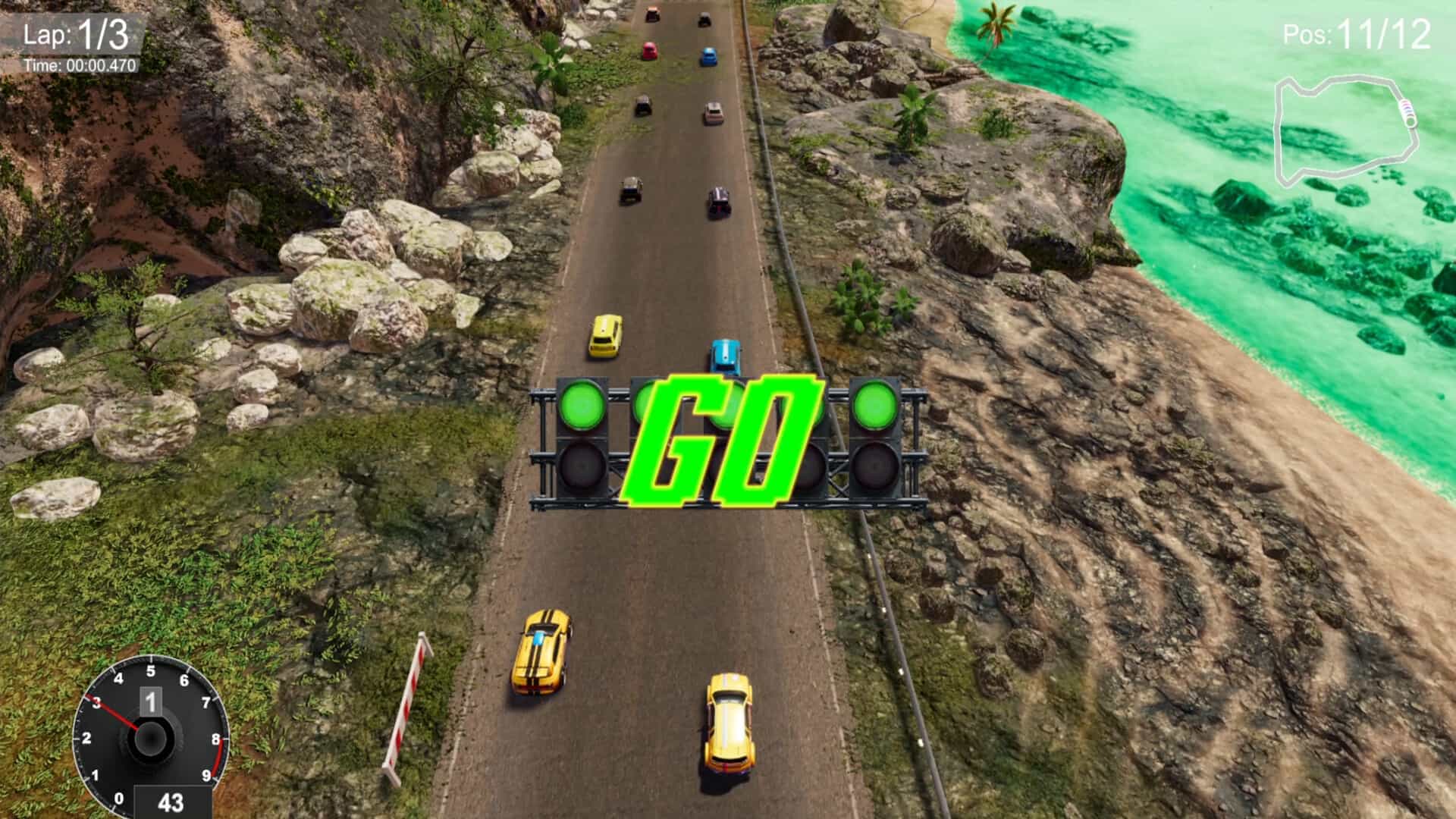 霓虹弯道赛车-Neon Curves Racing
