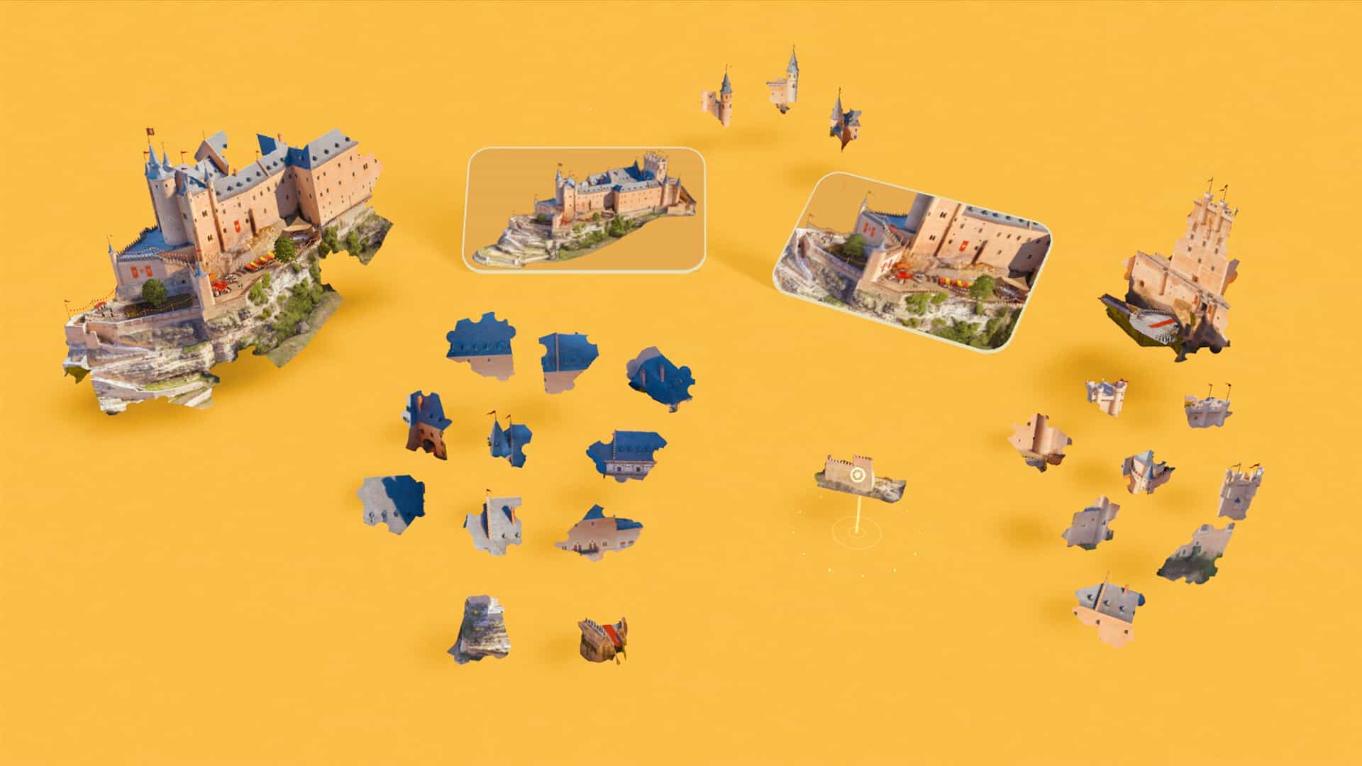 奇妙之地 - 3D 拼图模拟器-Puzzling Places - 3D Jigsaw Sim