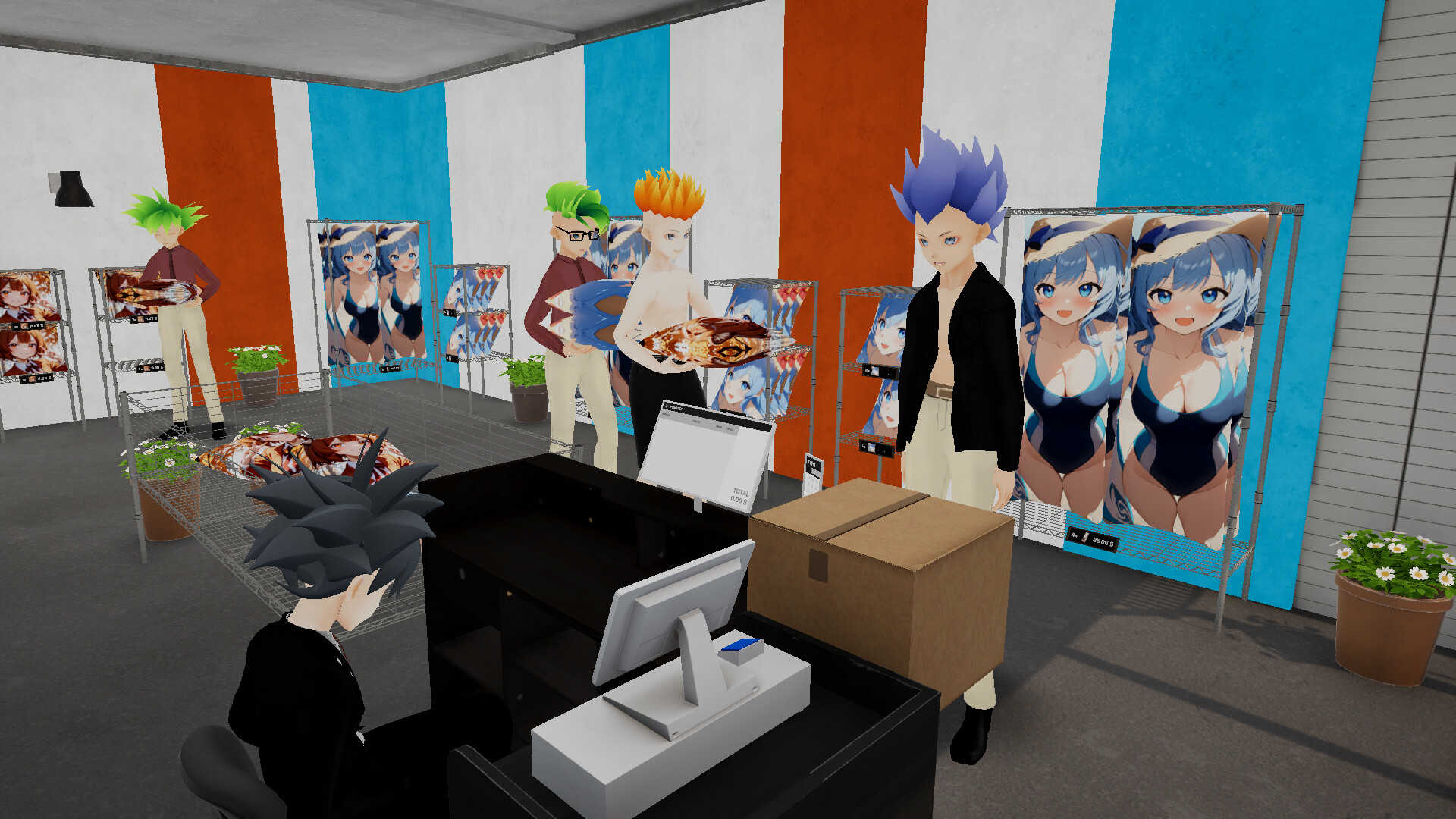 商店模拟器：抱枕-Shop Simulator: Waifu Pillows