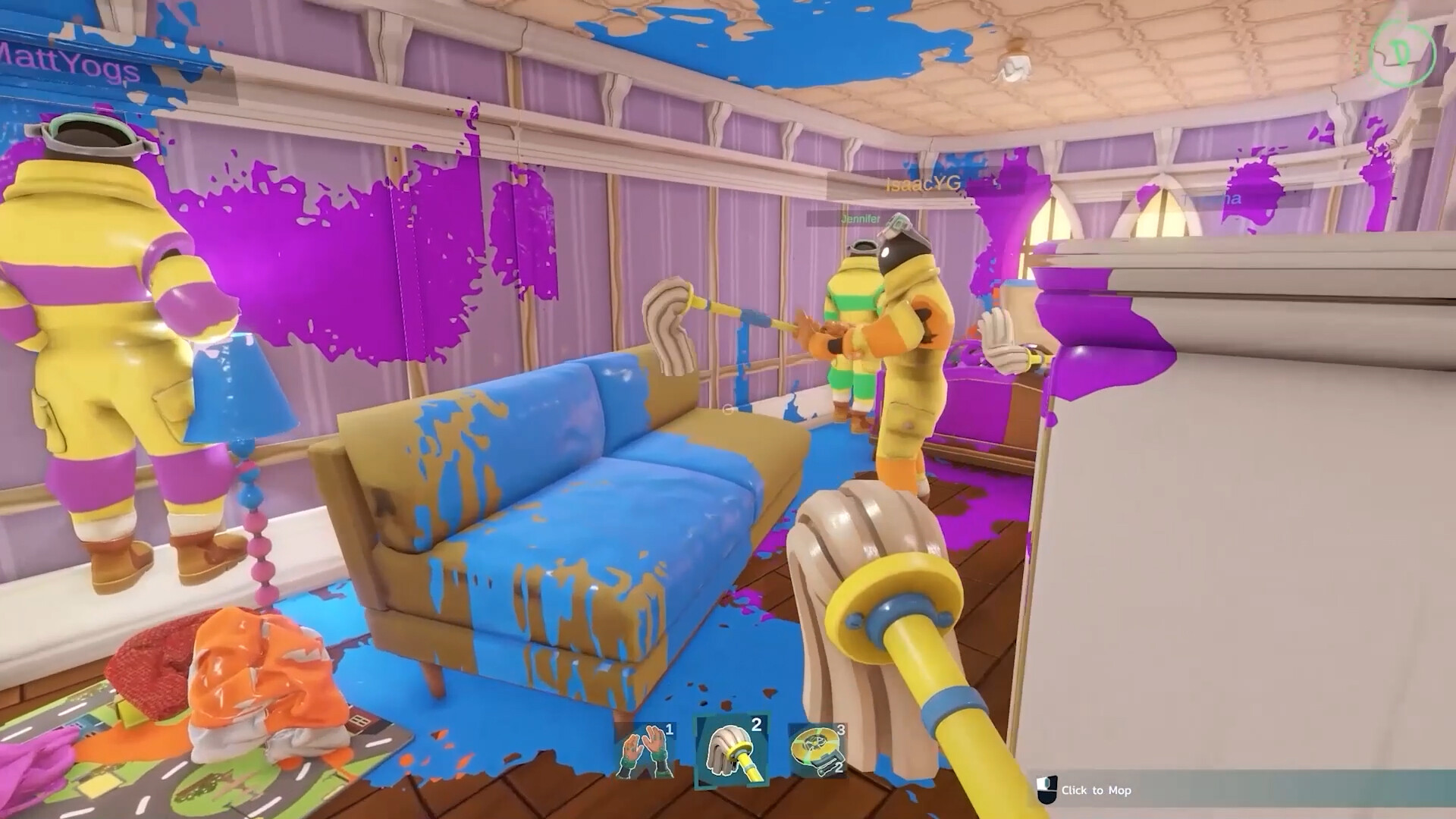 洗刷刷模拟器-Monster Mop Up