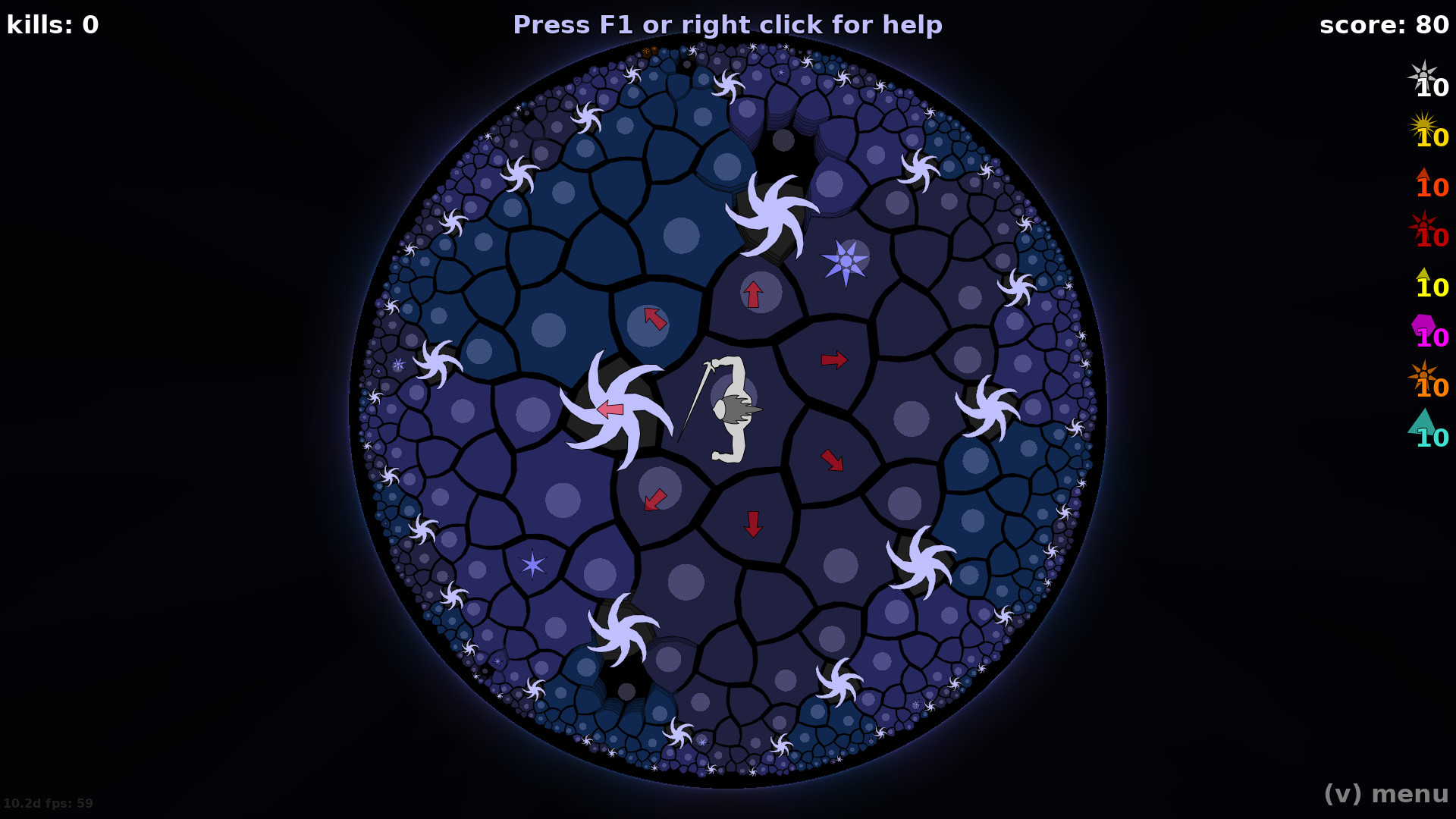 双曲肉鸽-HyperRogue