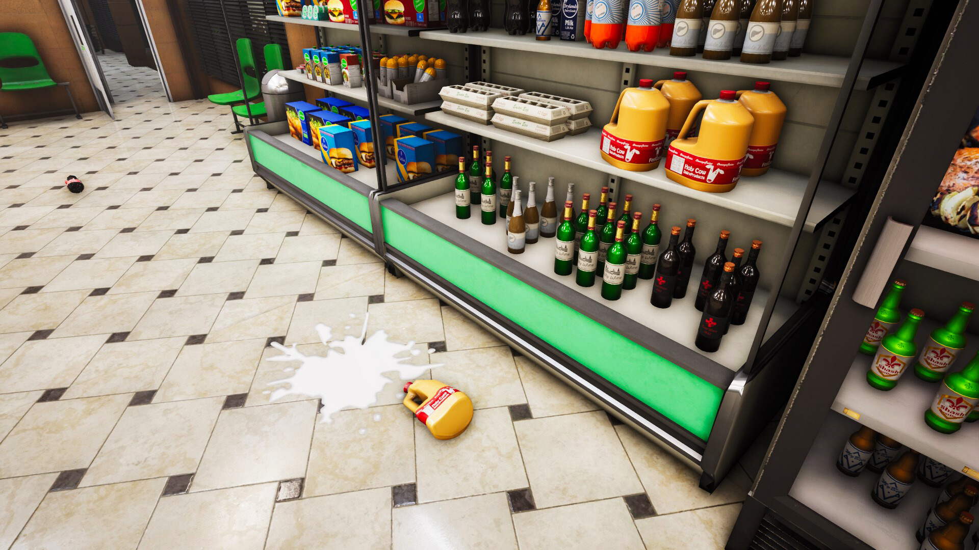 出口前：超市-Before Exit: Supermarket