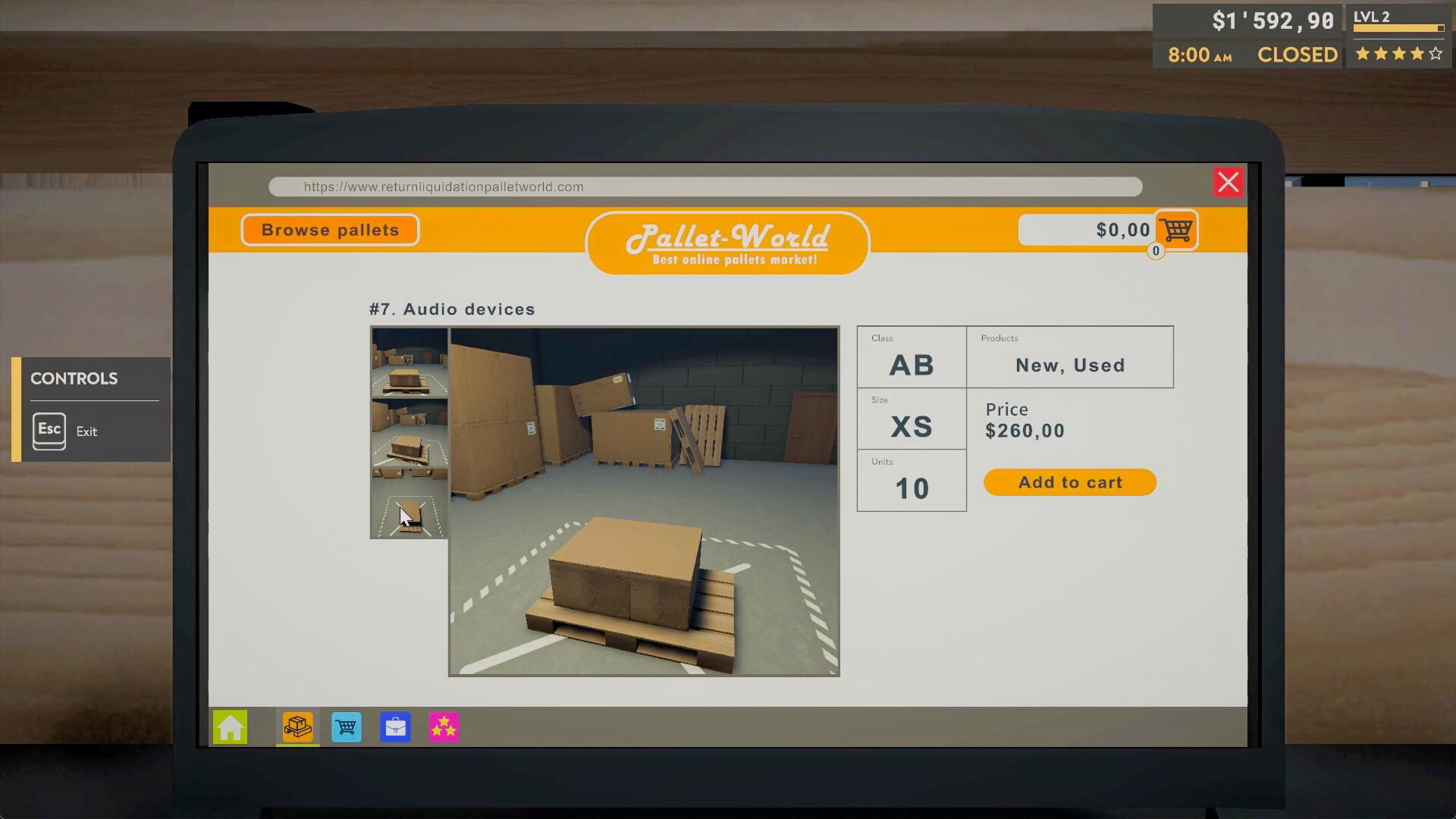 退货专卖店模拟器-Returns Outlet Simulator