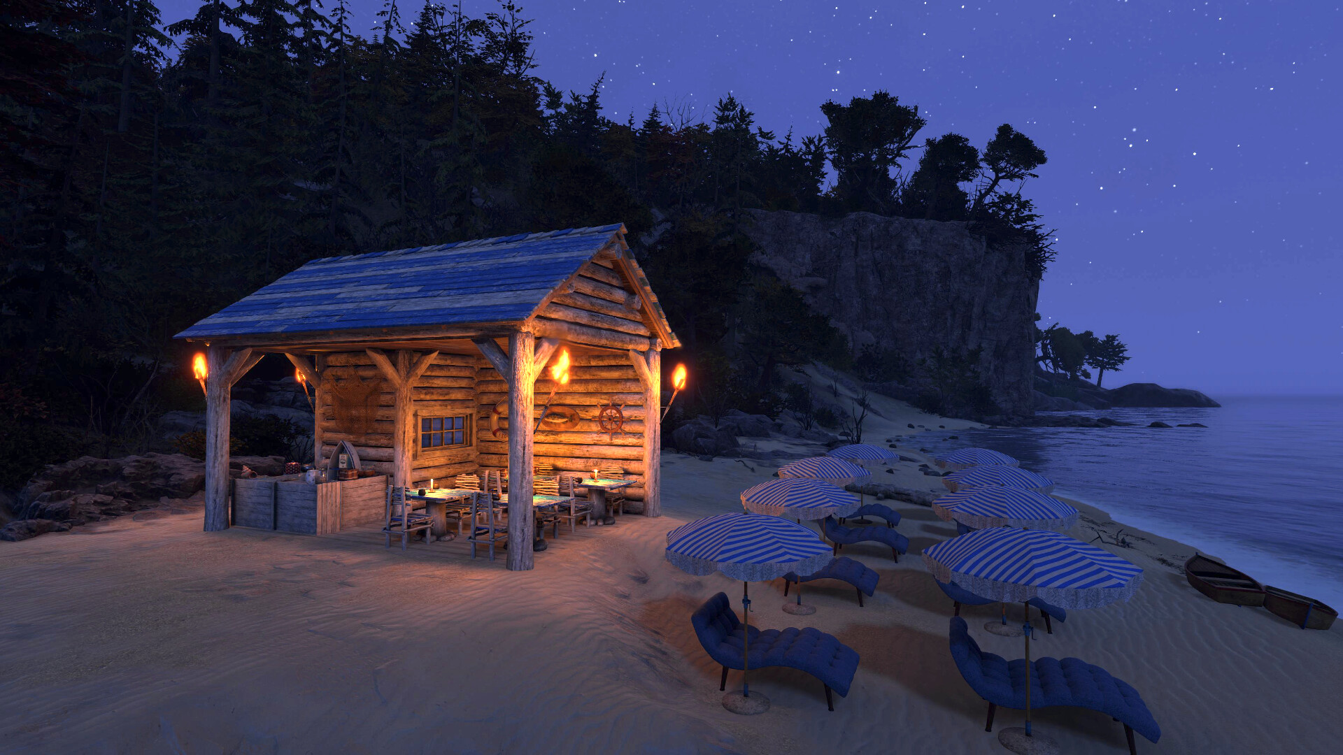 温馨小木屋-Log Away