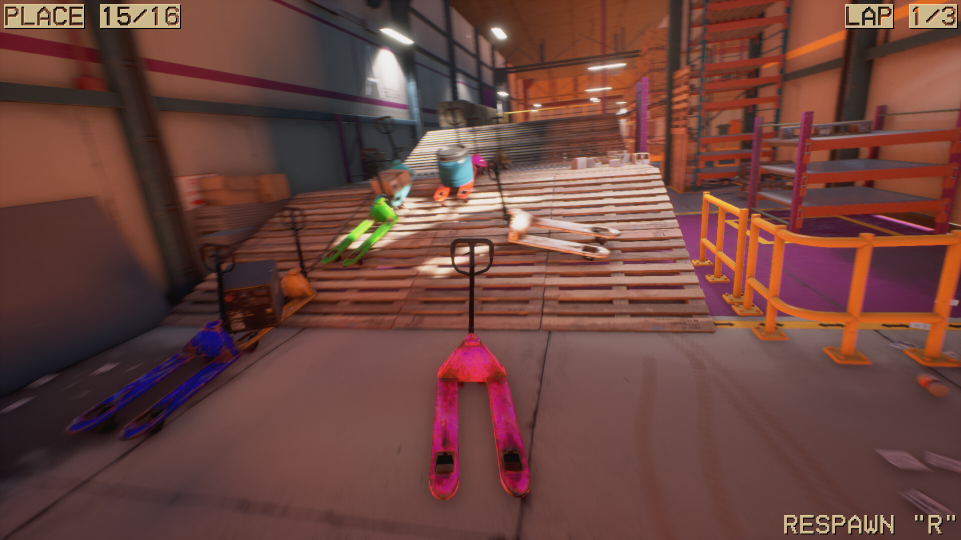 托盘搬运竞速-Pallet Jack Racing