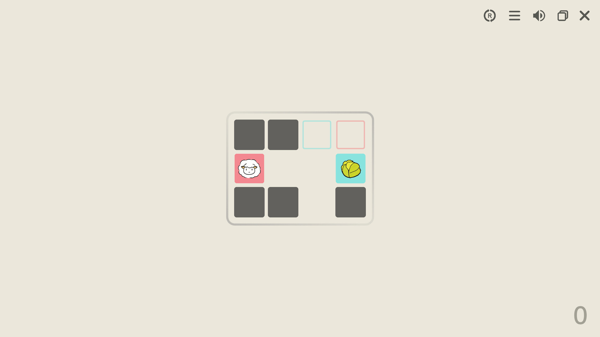 狼 羊 卷心菜-Wolf Sheep Cabbage