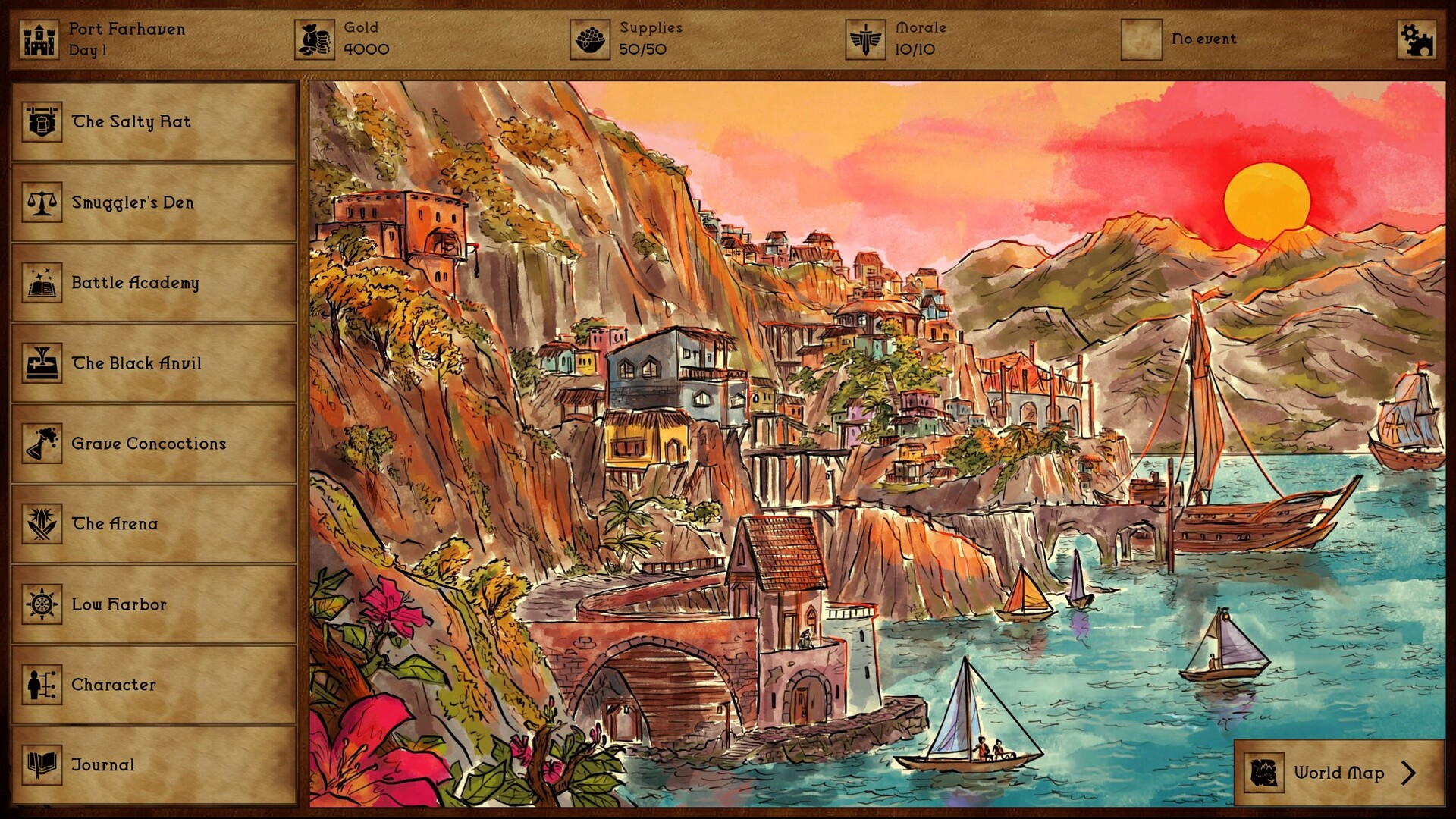 黯潮-Grim Tides – Old School RPG